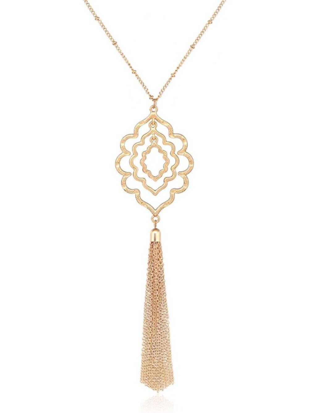 Long Necklaces For Woman Minimalist Geometric Circle Pendant Necklaces Bohemia T